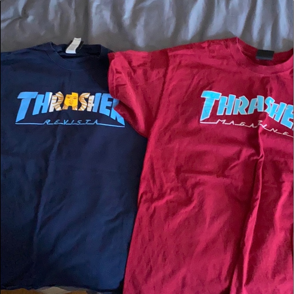 THRASHER MENS M BUNDLE (2 SHIRTS MENS M)
